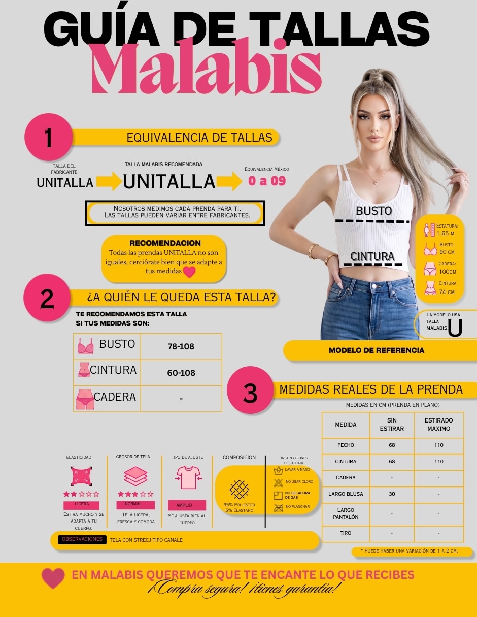 Set blusa sin manga para mujer 6