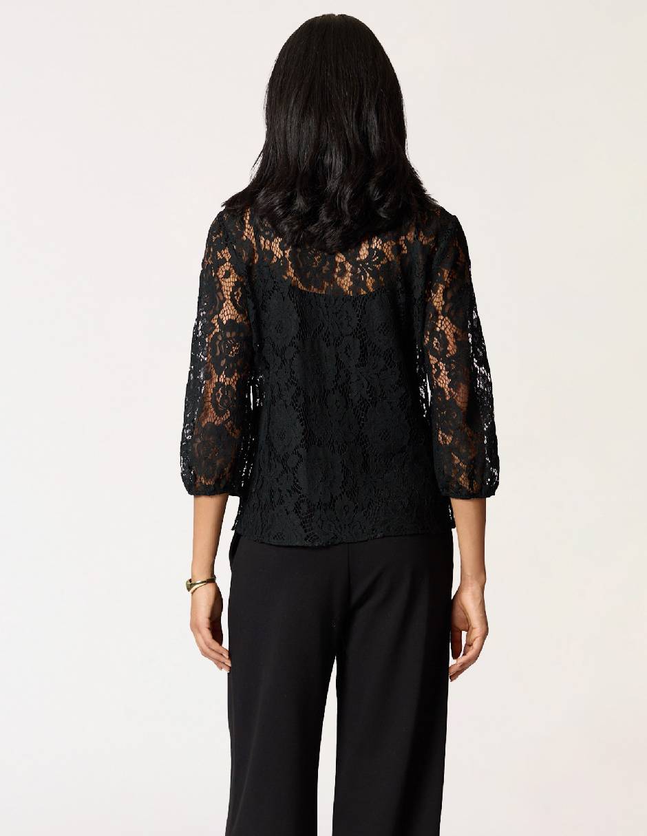 Blusa camisera manga larga para mujer 2