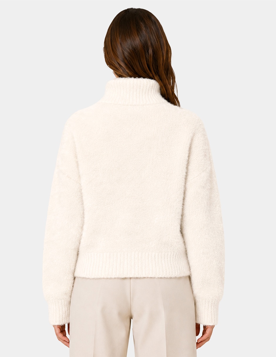 Suéter cuello redondo para mujer 5