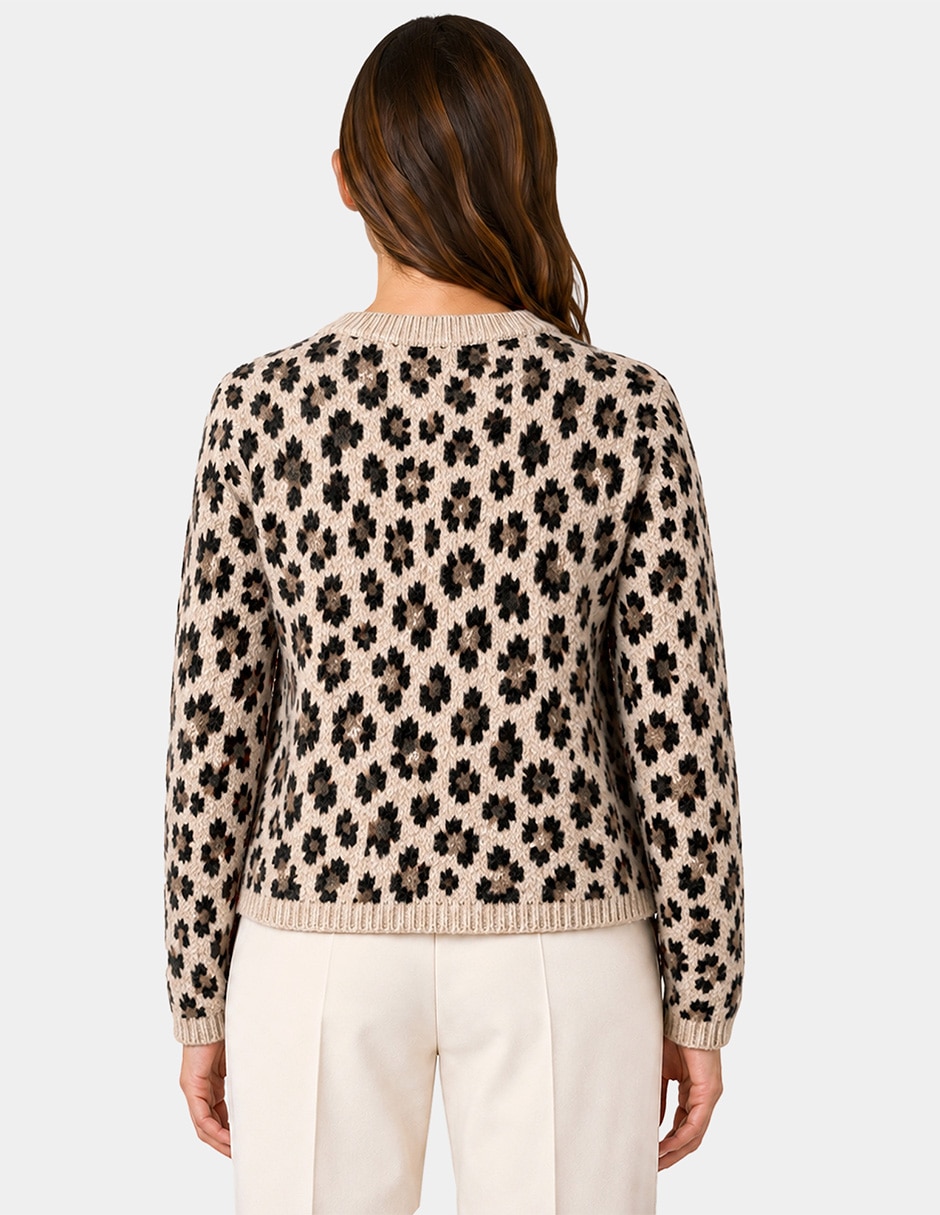 Suéter cuello redondo para mujer 5