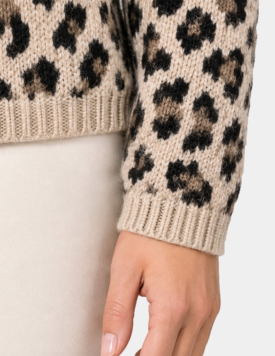 Suéter cuello redondo para mujer 2