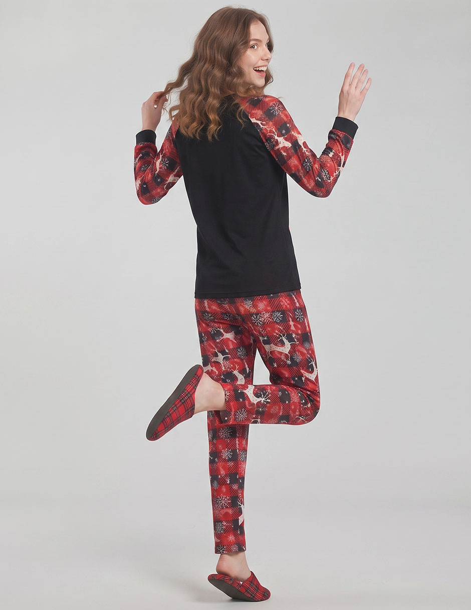 Conjunto pijama Navideña Navidad para mujer