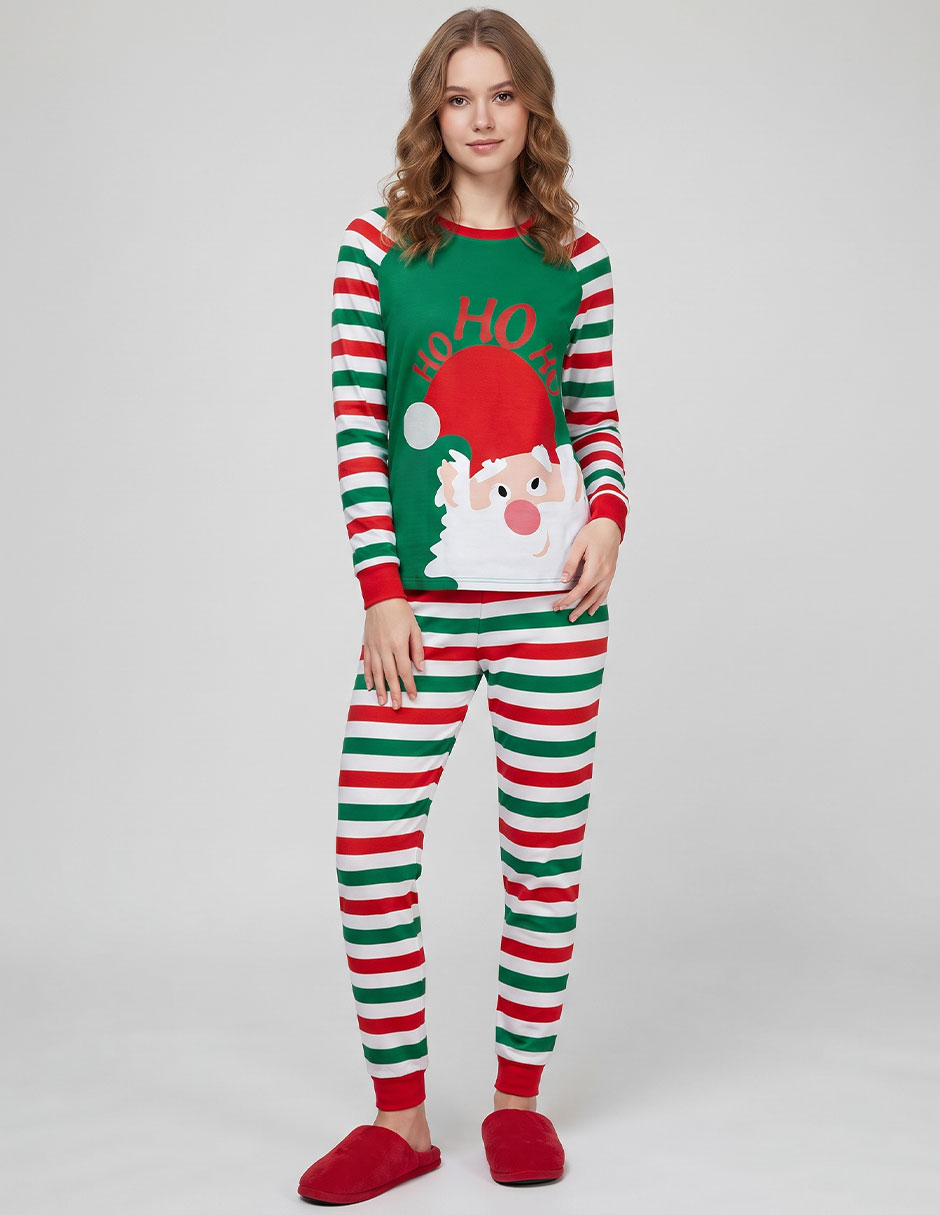 Conjunto pijama Navideña Navidad para mujer
