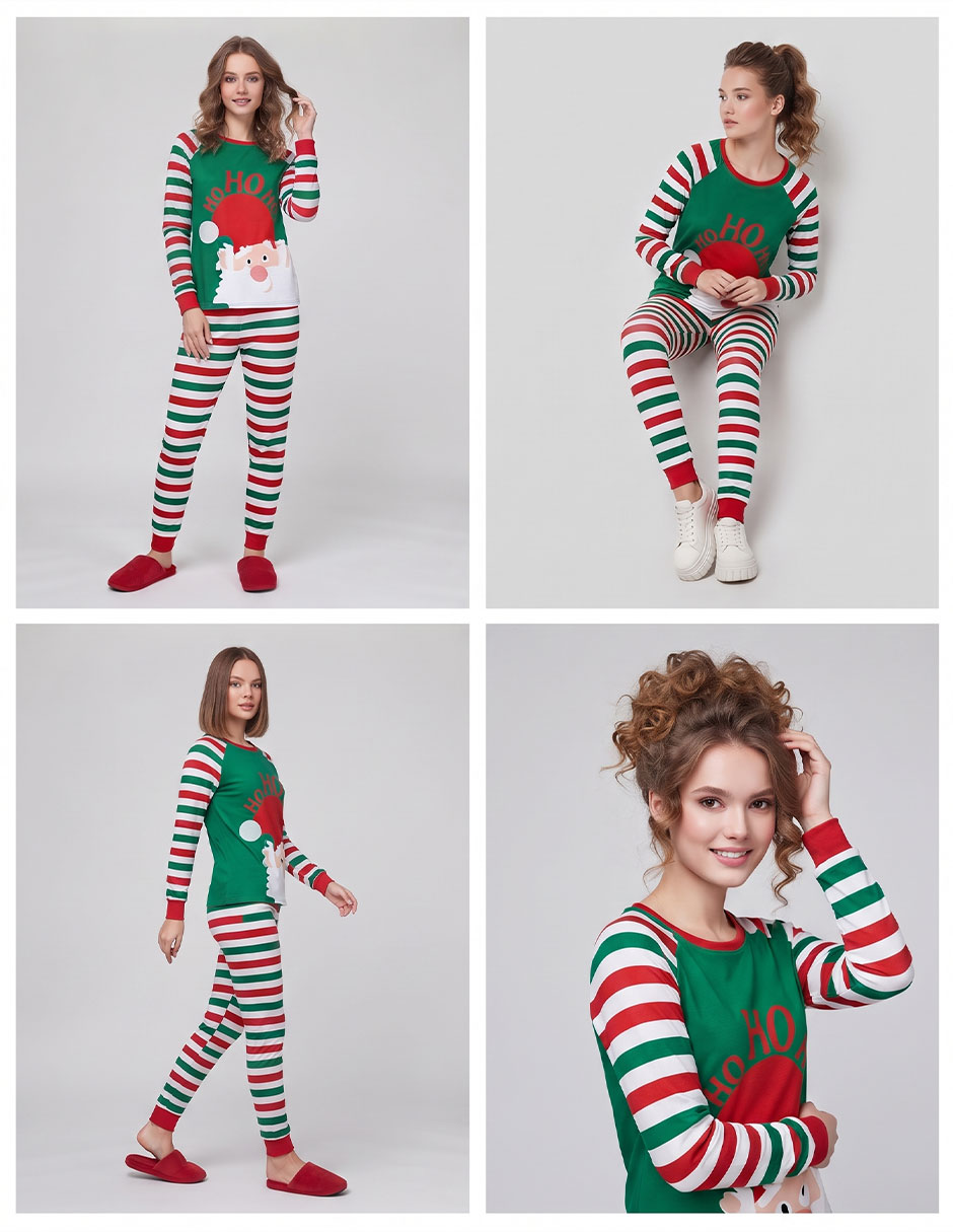 Conjunto pijama Navideña Navidad para mujer