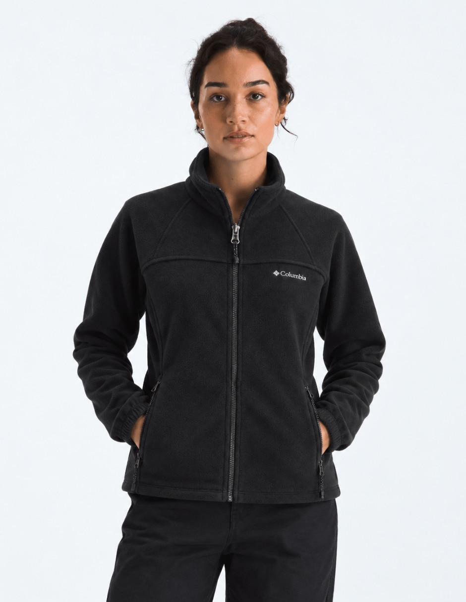 Chamarra polar fleece Sí de Algodón y poliéster para mujer