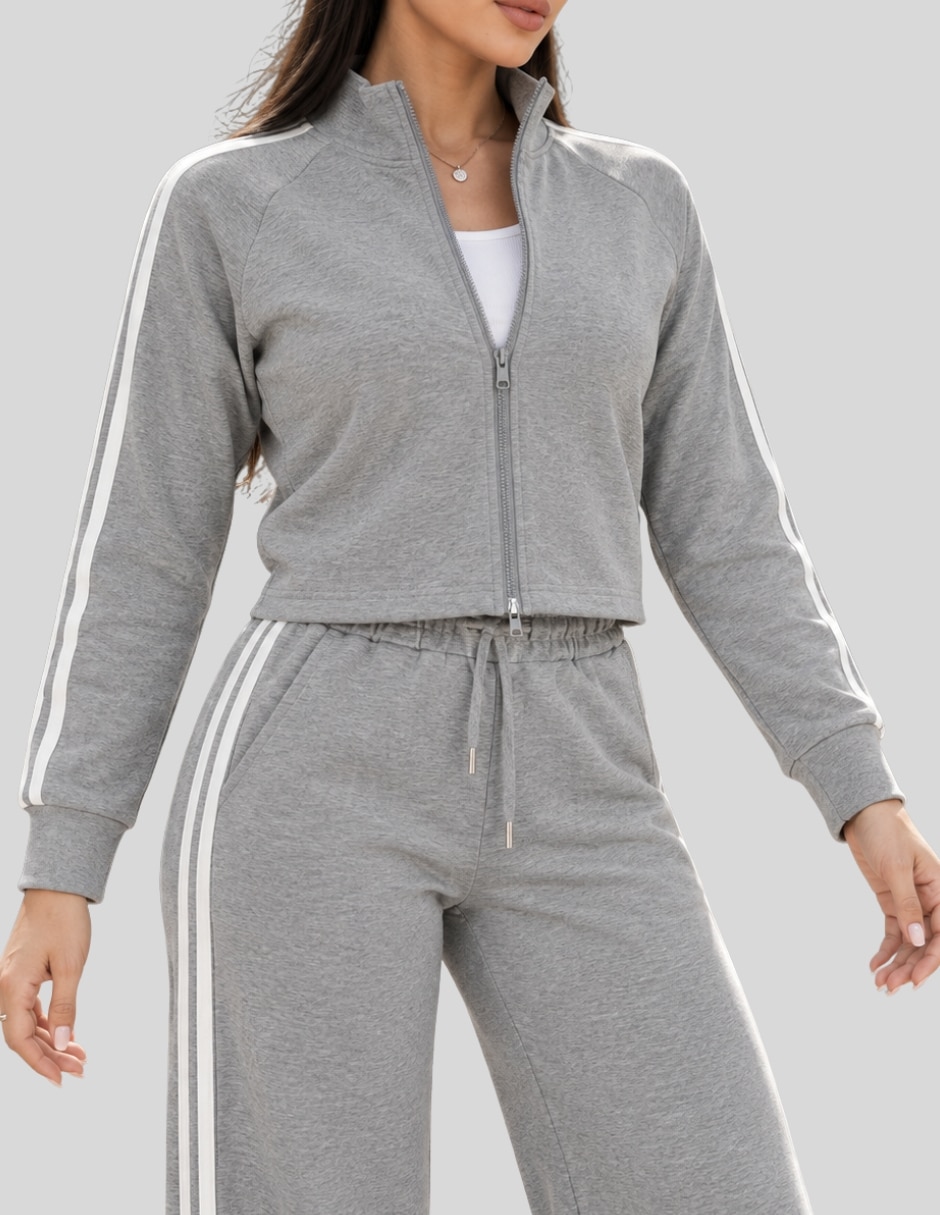 Conjunto Casual Conjunto 2 Piezas para Mujer Blusa Manga Corta y Pantalón Palazzo Floral Casual Chic de Poliéster para No aplica Mujer 5