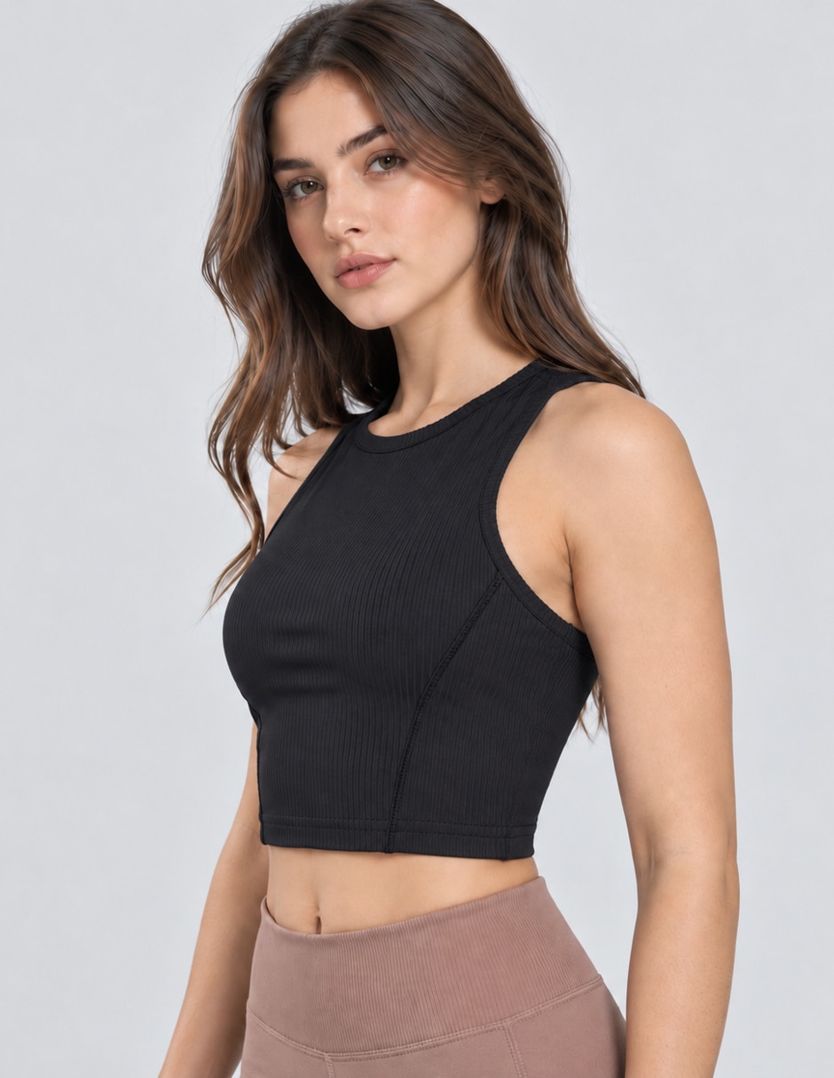 Top cuello (si aplica) Redondo escote (si aplica) Regular tirante (si aplica) Ajustable 2