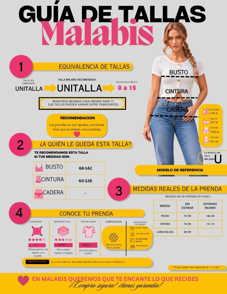 Blusa manga corta para mujer 7