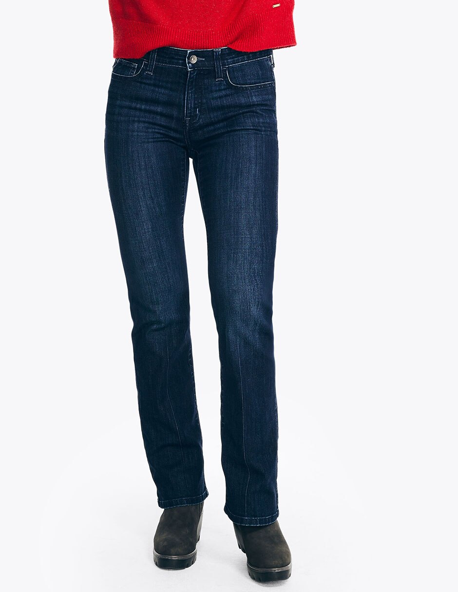 Jeans/Jegging/Jeans jogger Regular Straight Cintura alta para mujer 3
