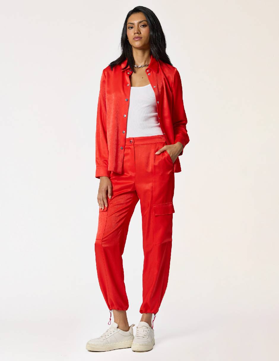 Blusa camisera manga Larga para mujer 6