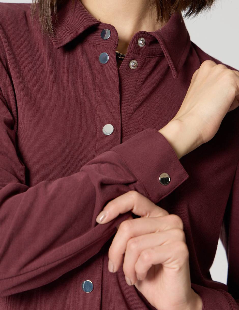 Blusa camisera manga Larga para mujer 3