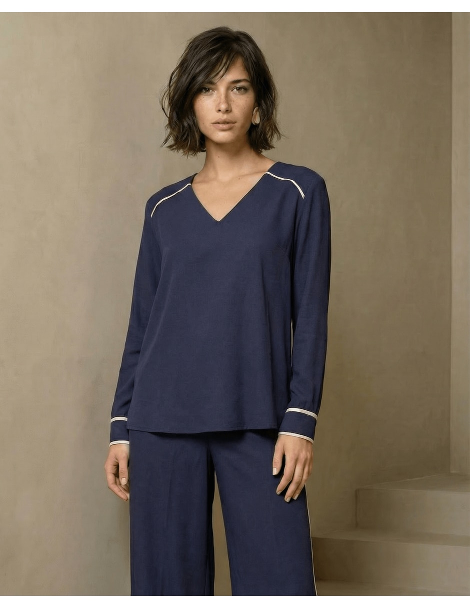 Blusa manga Larga para mujer 5