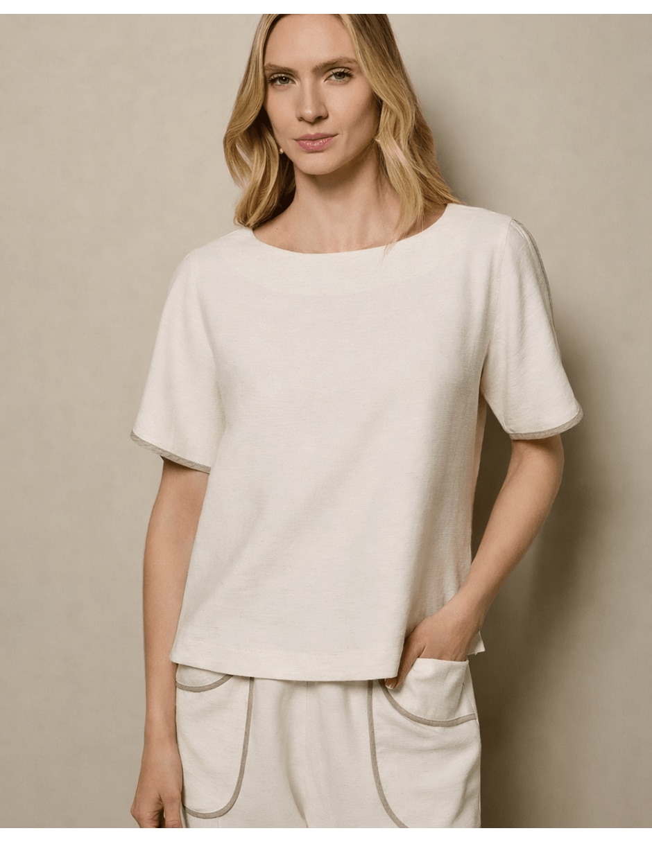 Blusa manga Corta para mujer