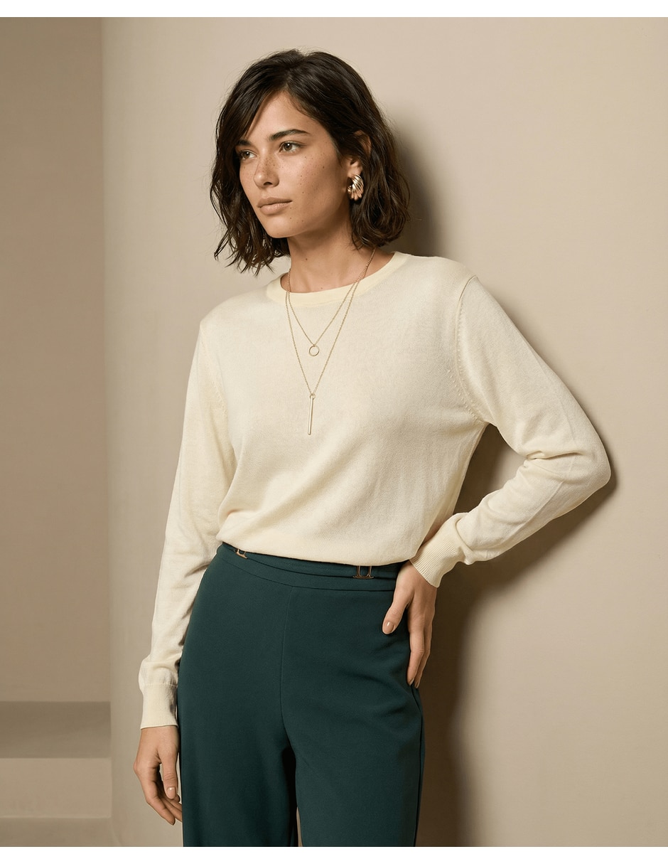 Suéter cuello Redondo para mujer