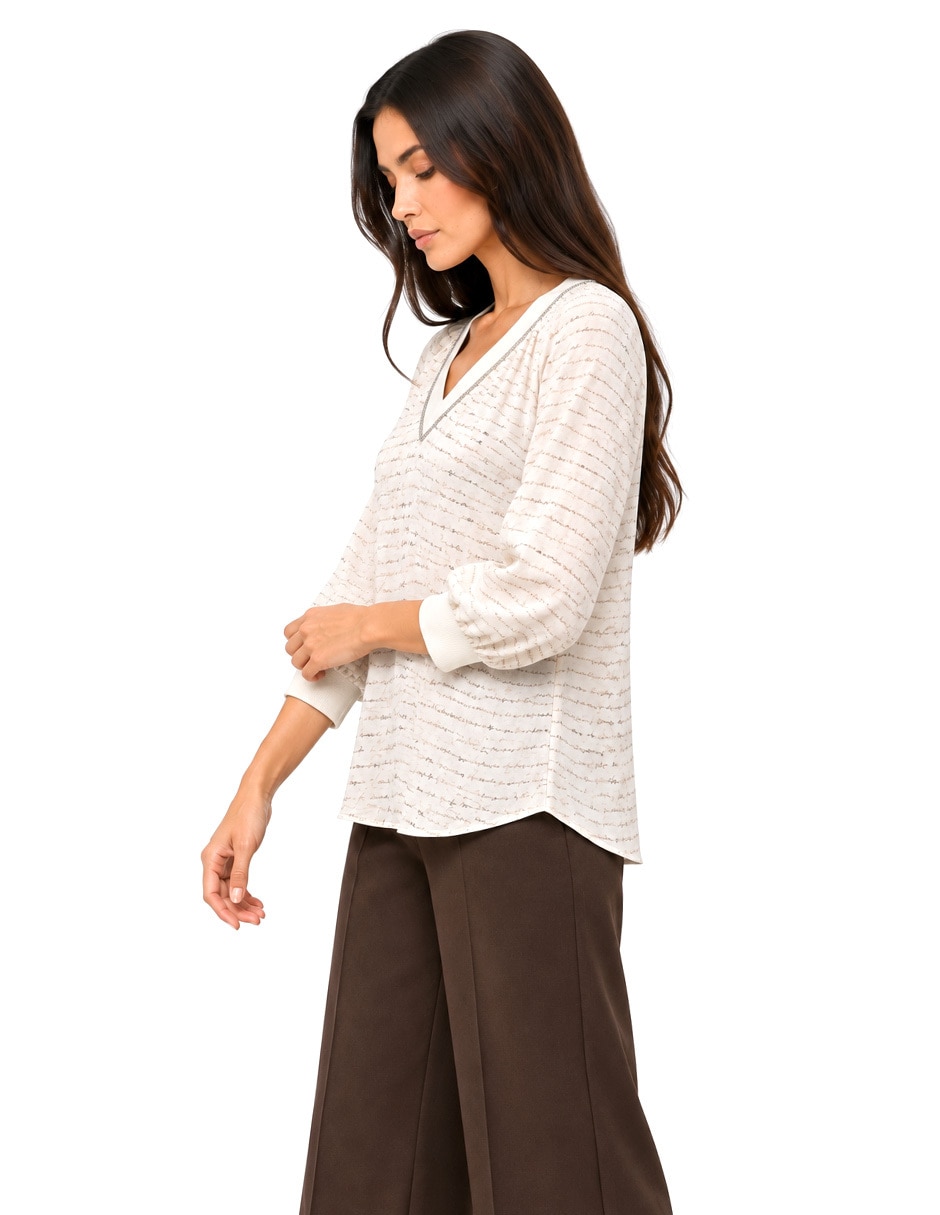 Blusa manga Larga para mujer 4