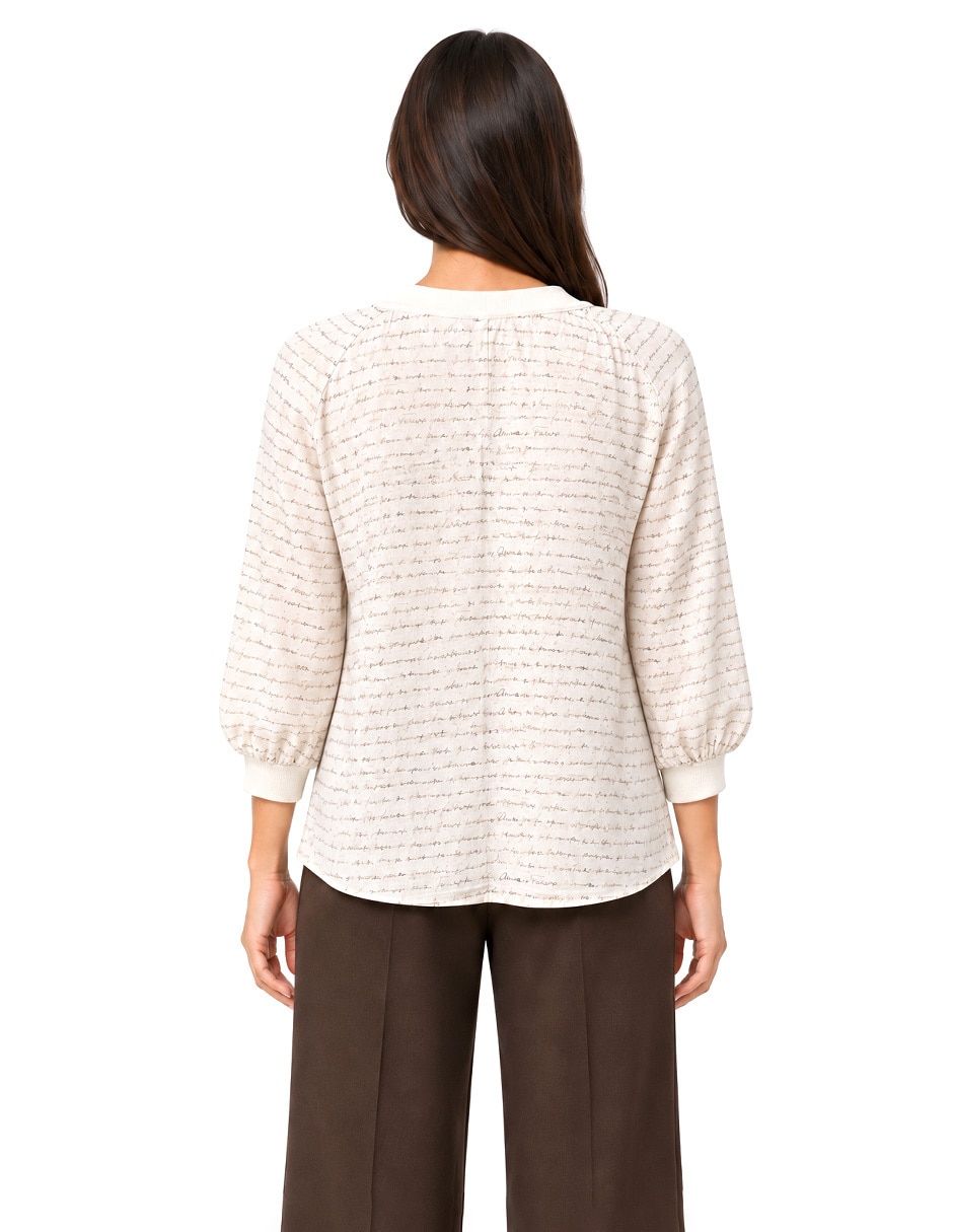 Blusa manga Larga para mujer 5