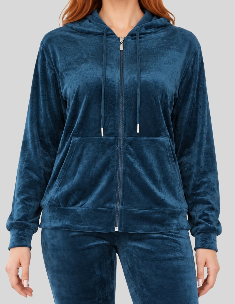 Conjunto Casual Conjunto 2 Piezas Mujer Sudadera con Capucha y Pantalón Cómodo Estilo Deportivo de Poliéster para No aplica Mujer 7