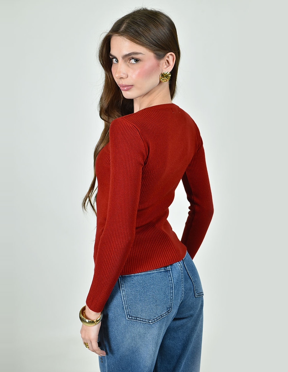 Blusa No aplica manga Larga para mujer 3