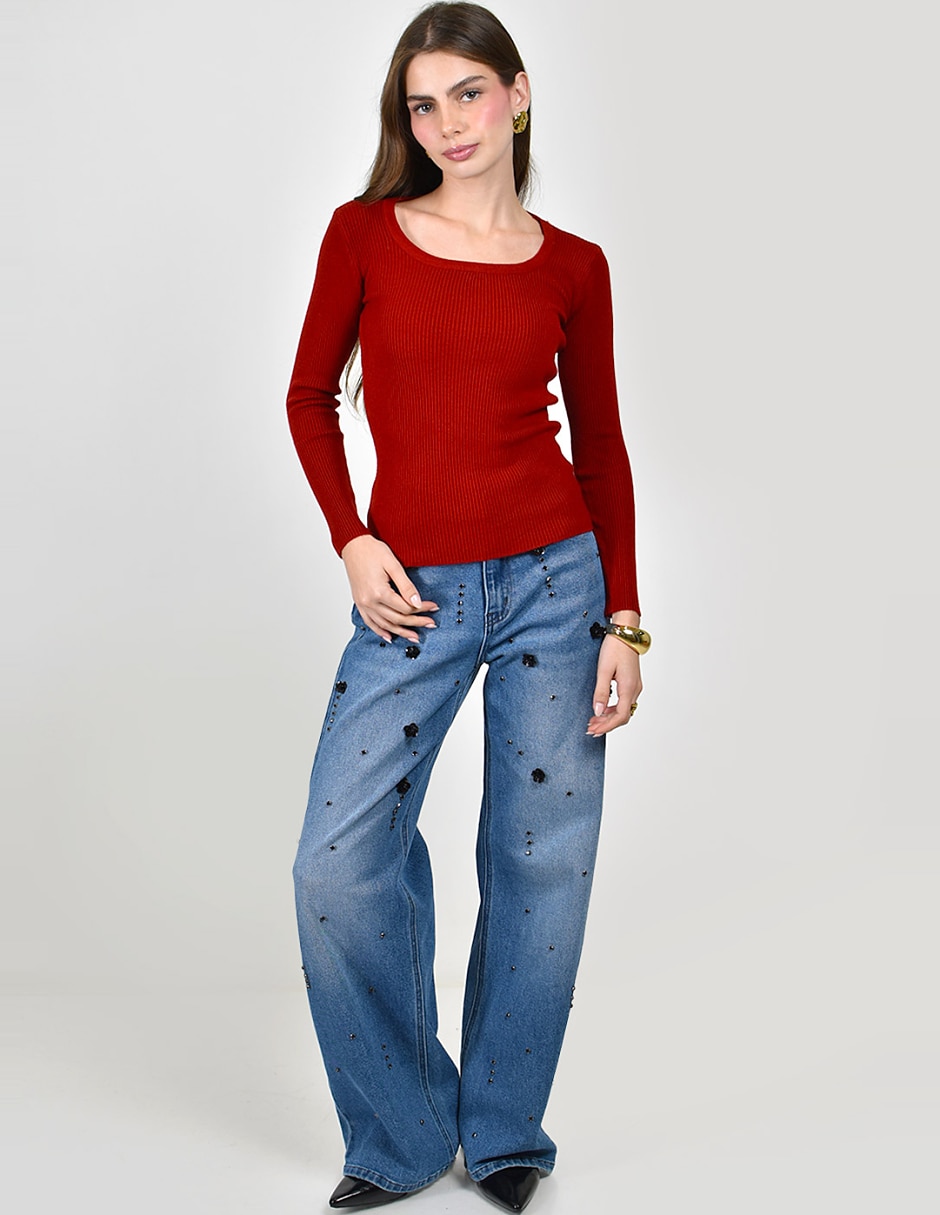 Blusa No aplica manga Larga para mujer 6