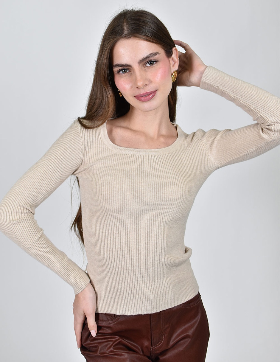 Blusa No aplica manga Larga para mujer 5