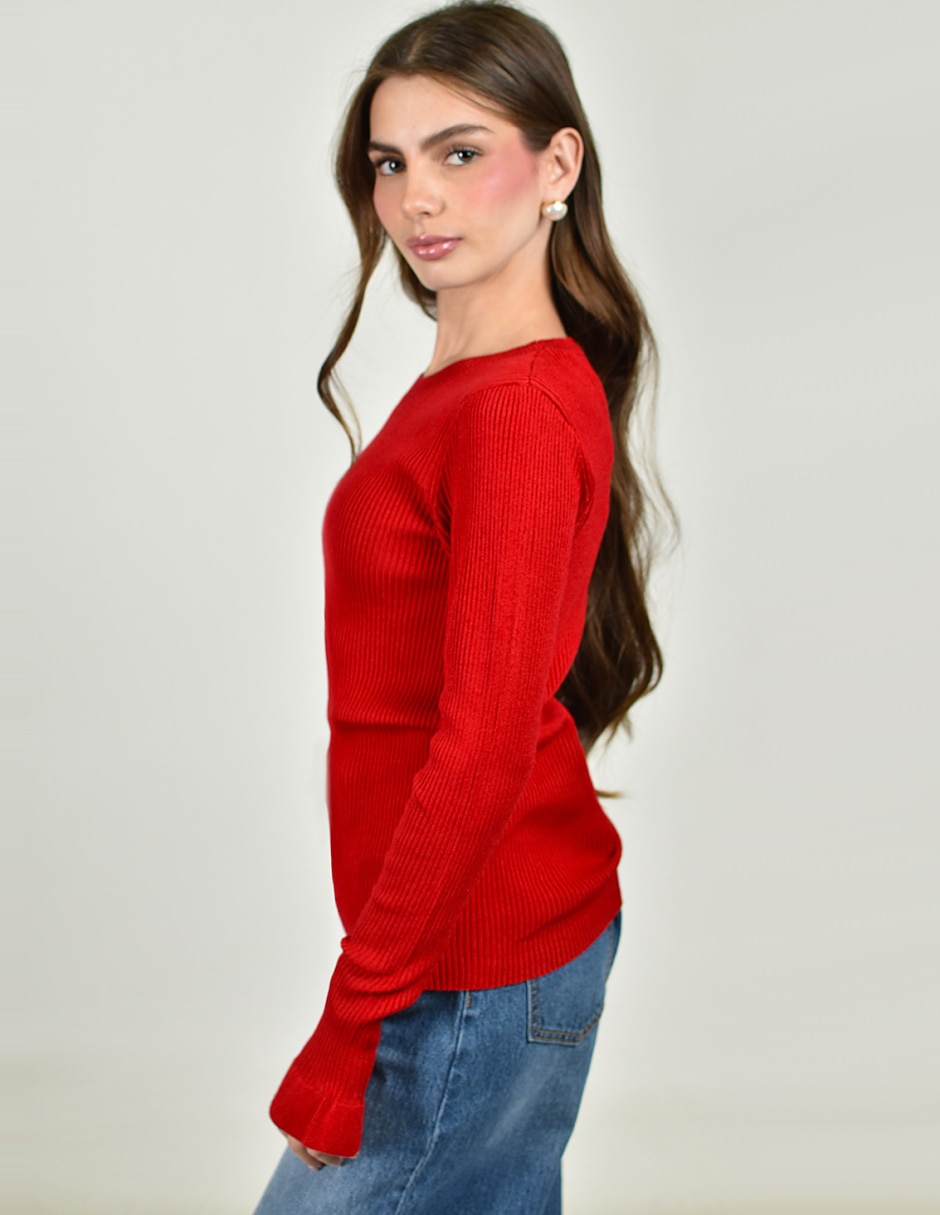Blusa No aplica manga Larga para mujer 2