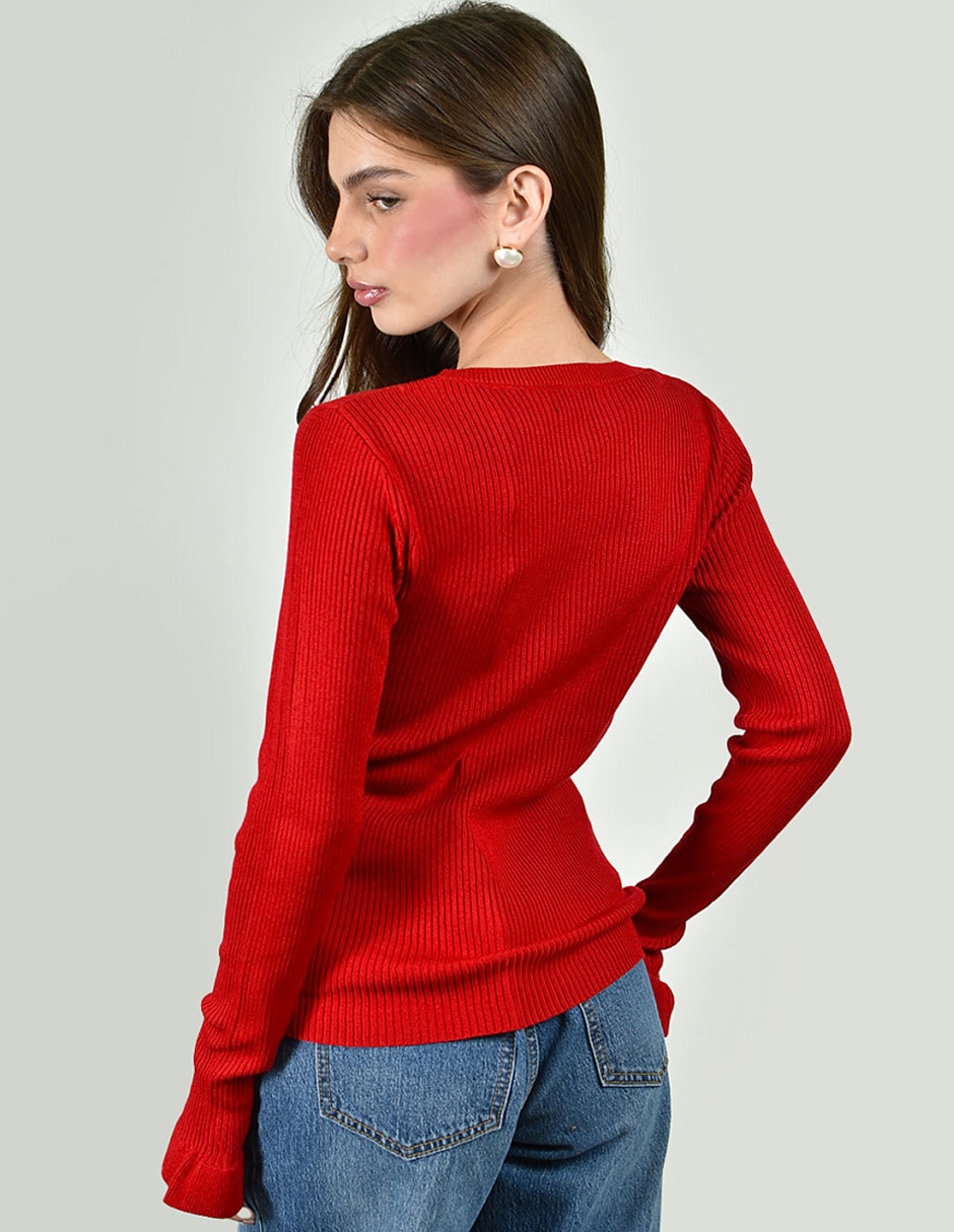 Blusa No aplica manga Larga para mujer 3
