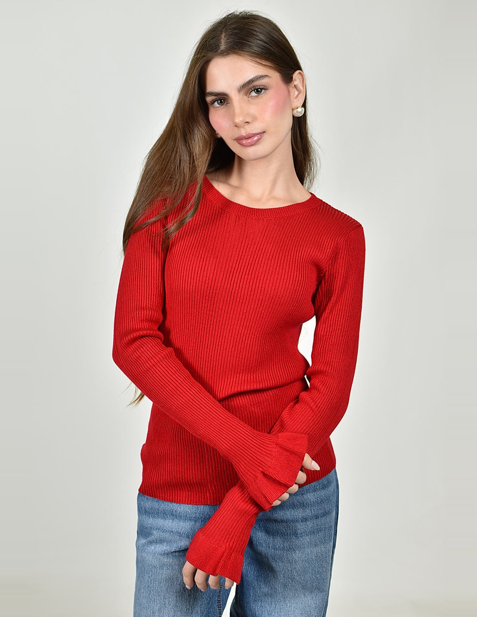 Blusa No aplica manga Larga para mujer 5