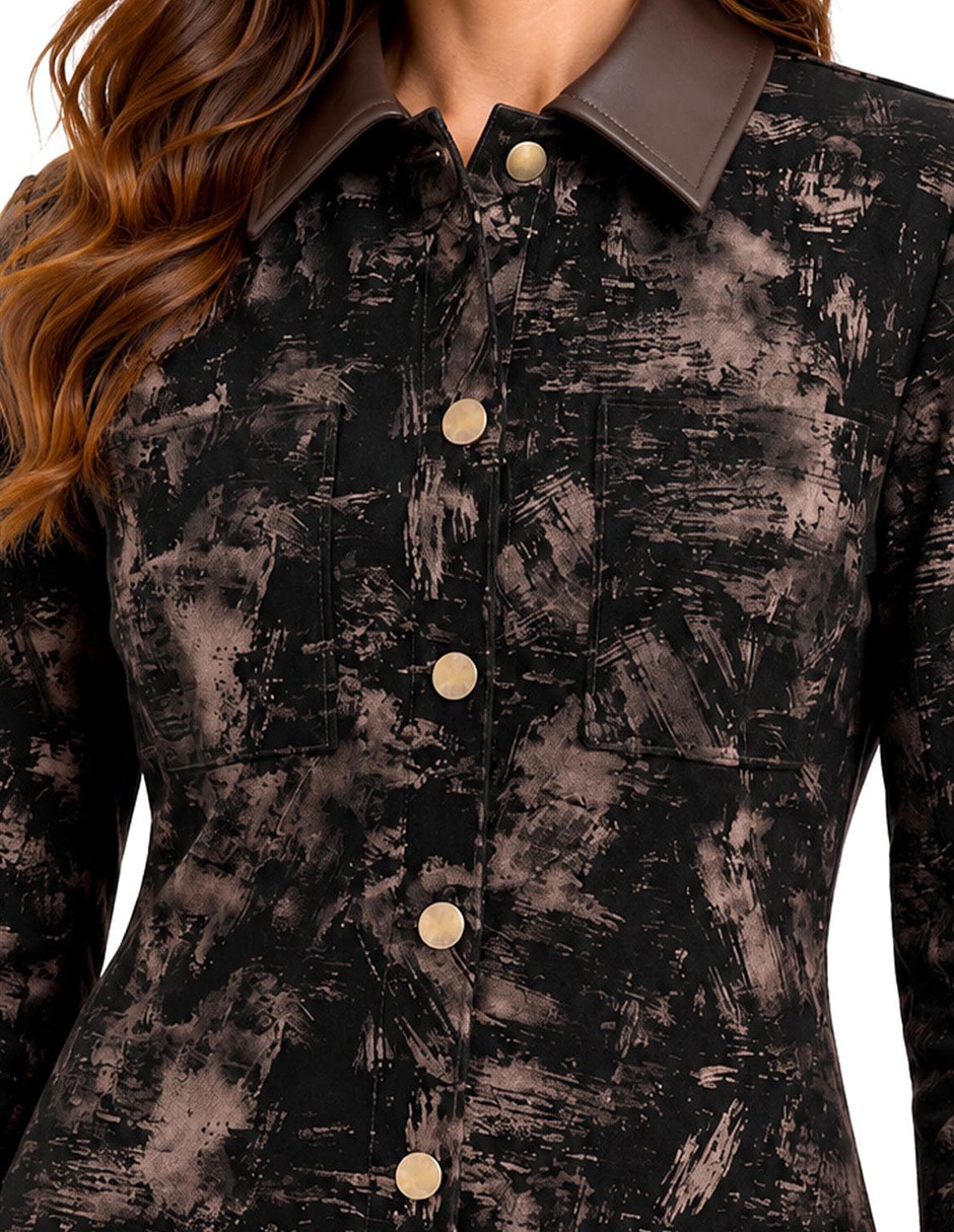 Blusa camisera manga Larga para mujer 3