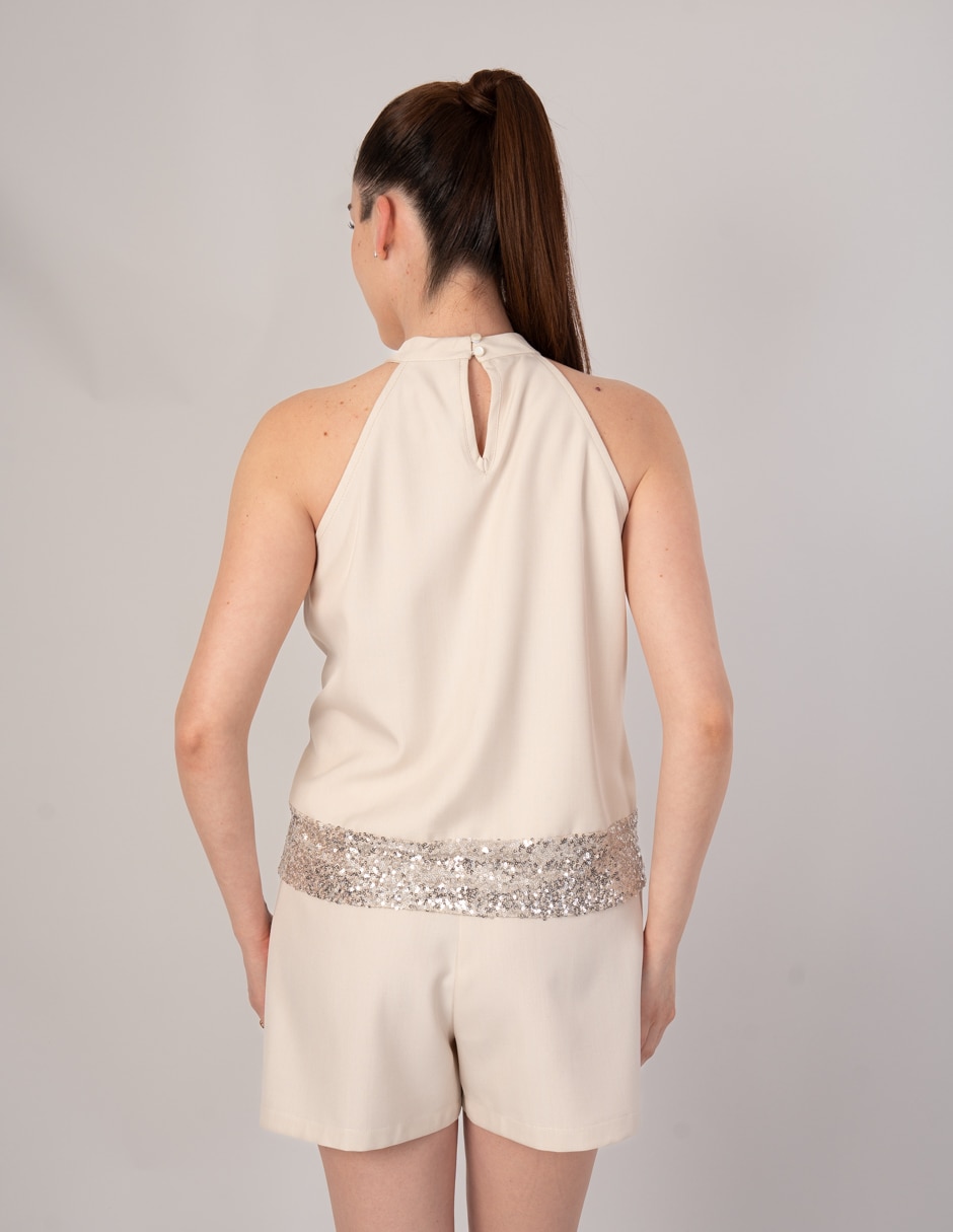 Blusa manga Sin Manga para mujer