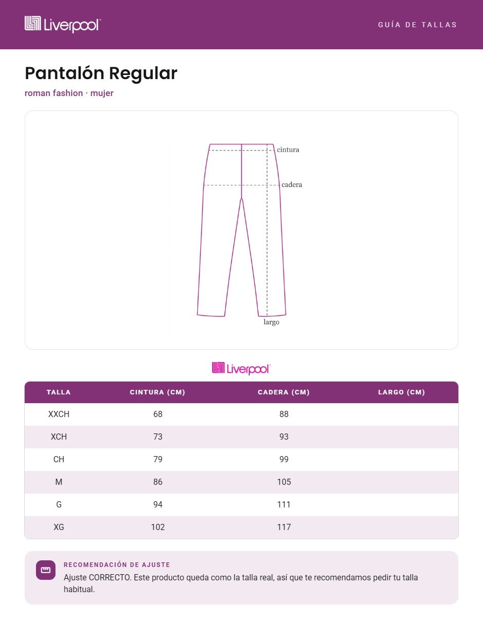 Pantalón recto para mujer 6