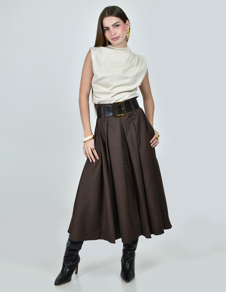 Falda midi 5