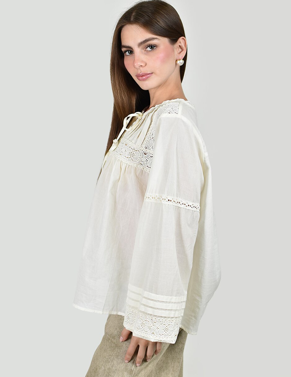 Blusa manga larga para mujer 2