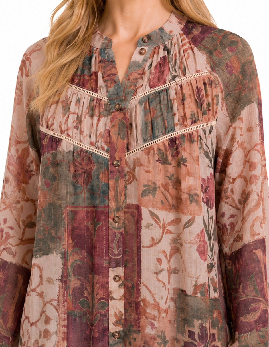 Blusa manga larga para mujer 3