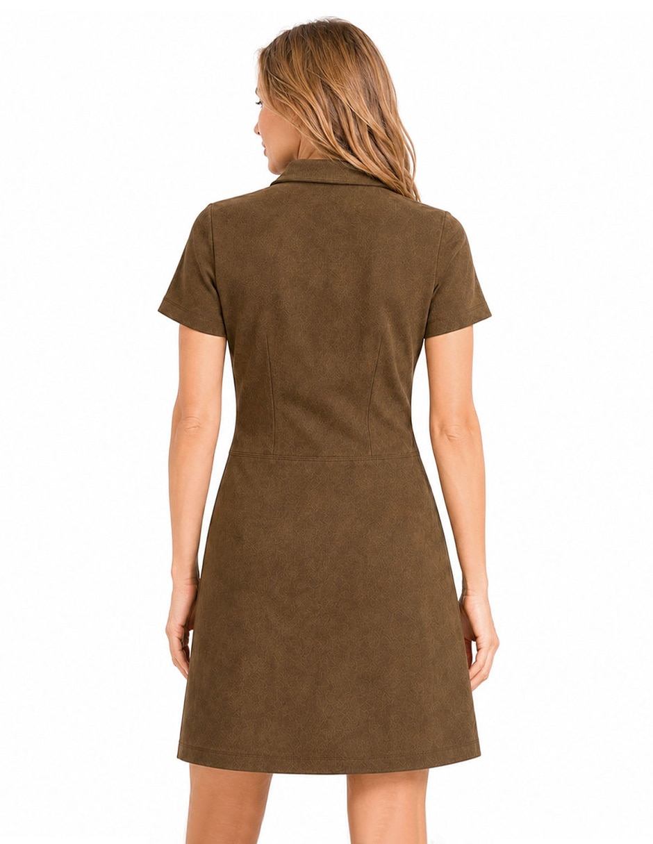 Vestido arriba de rodilla casual para mujer 5