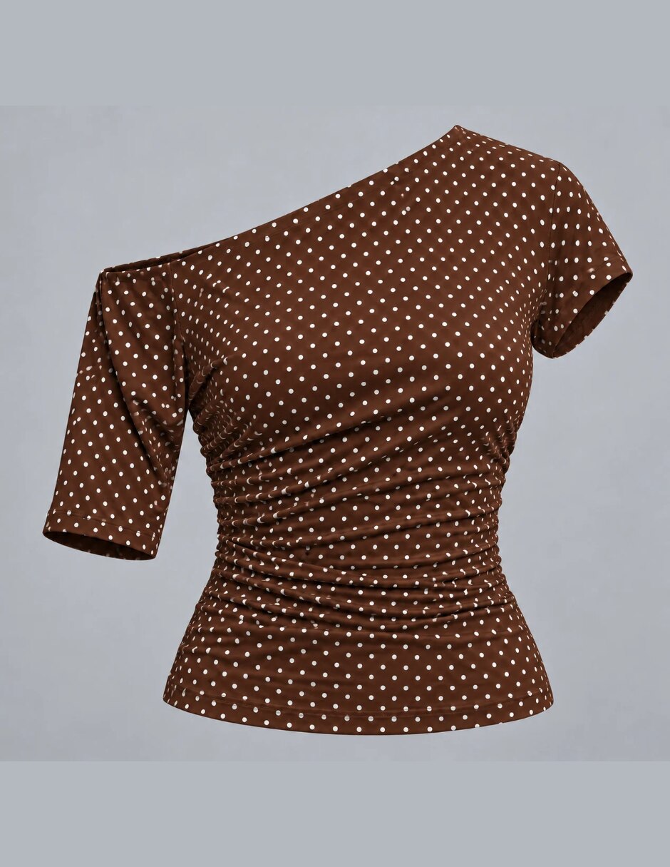 Blusa manga corta para mujer 5