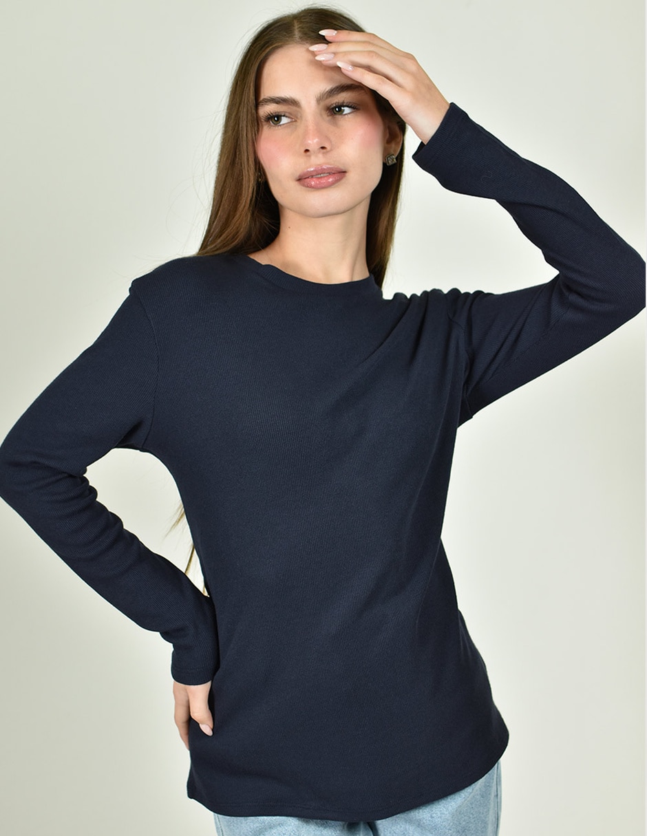 Blusa manga larga para mujer 4