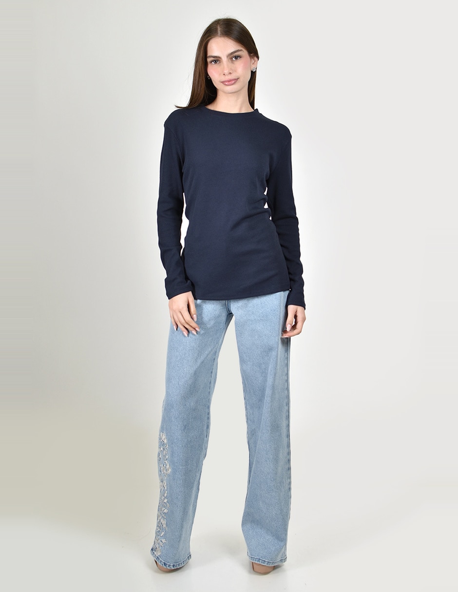 Blusa manga larga para mujer 5