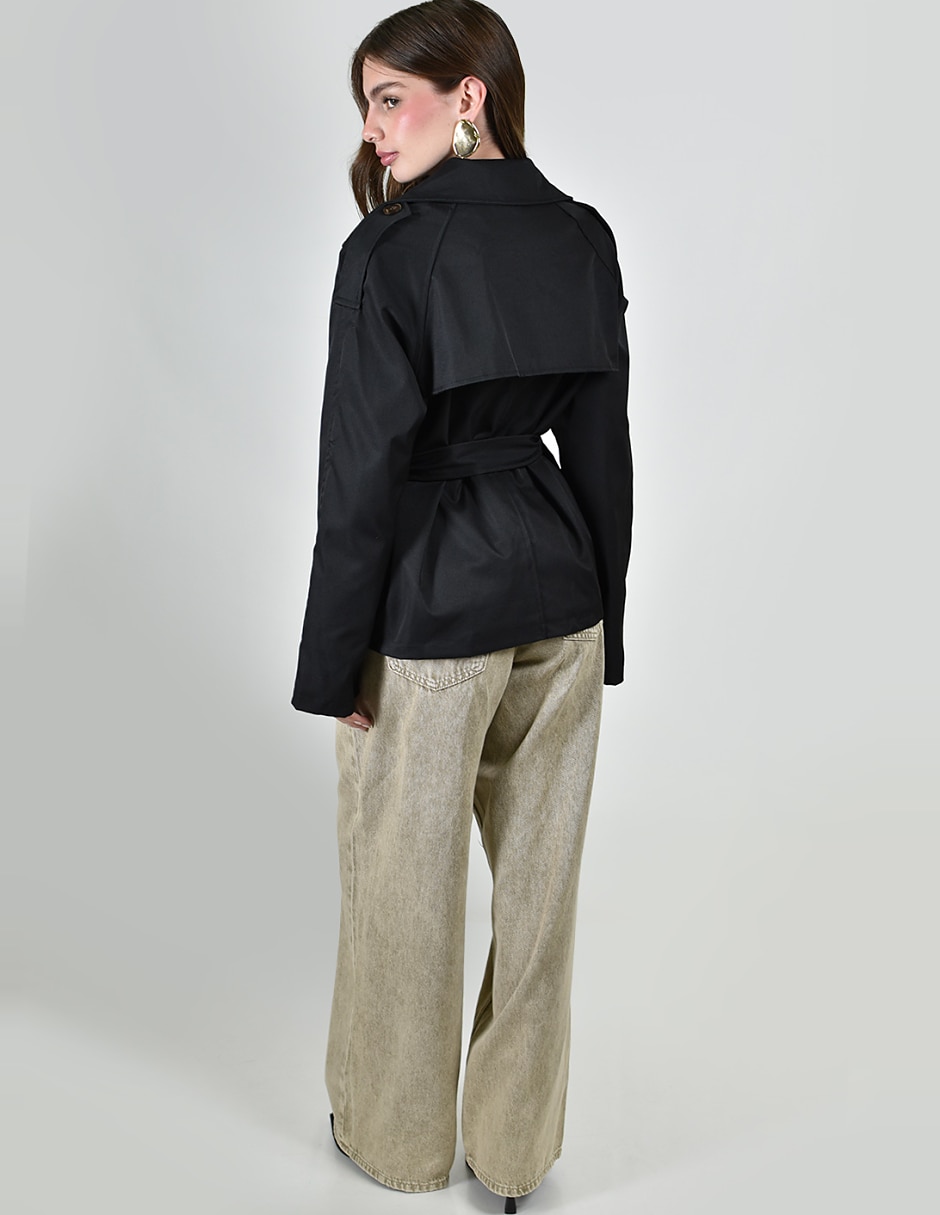 Gabardina con bolsillos para mujer 3