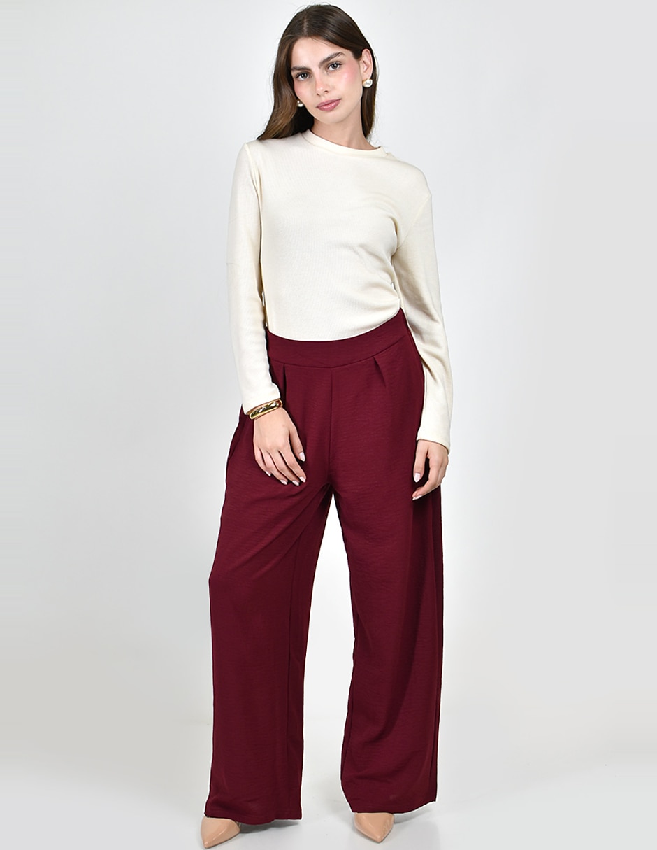 Pantalón amplio para mujer 4