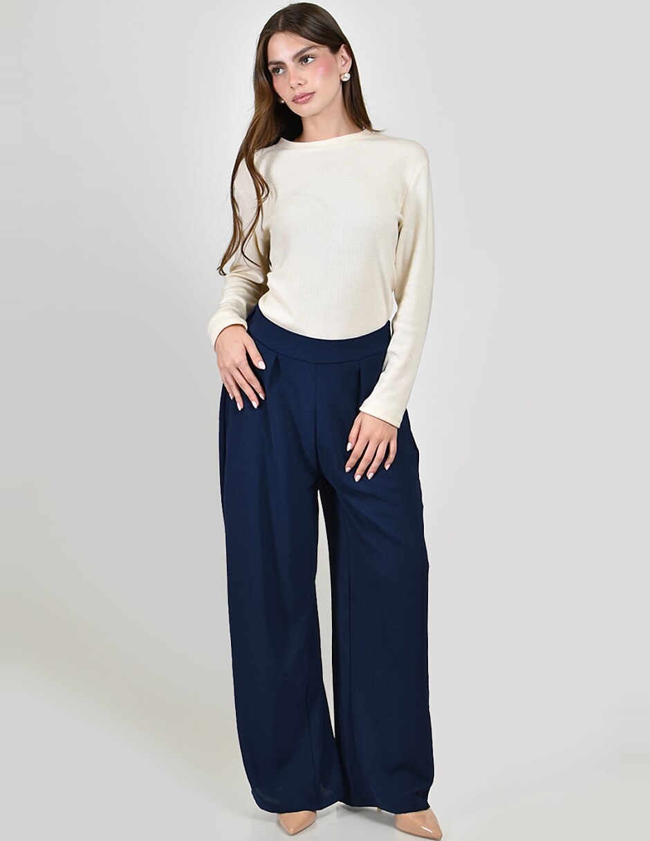 Pantalón amplio para mujer 4