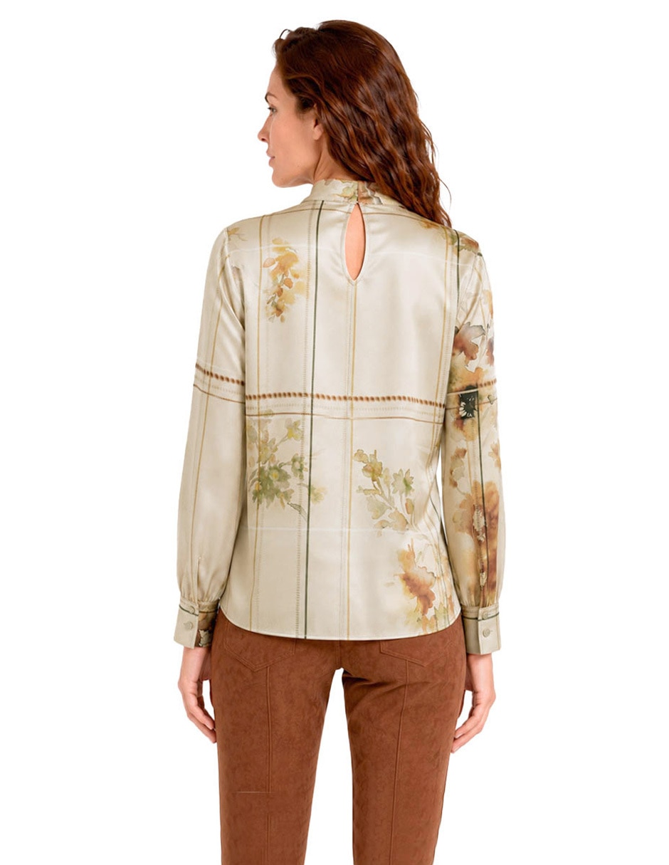 Blusa manga larga para mujer 5