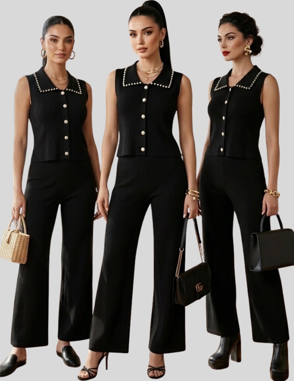 Formal malabis conjunto 2 piezas mujer elegante para mujer