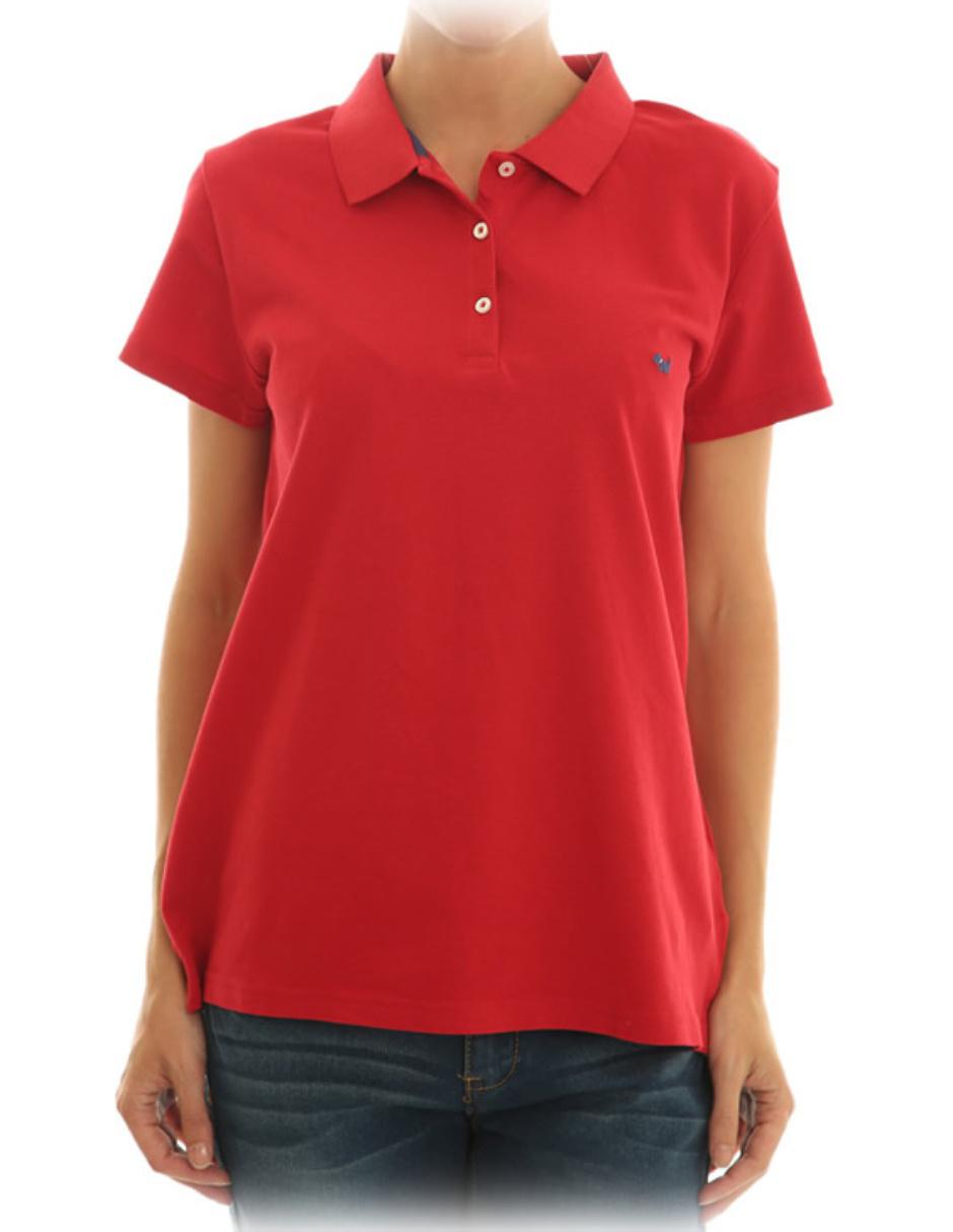 Playera tipo polo para mujer 1