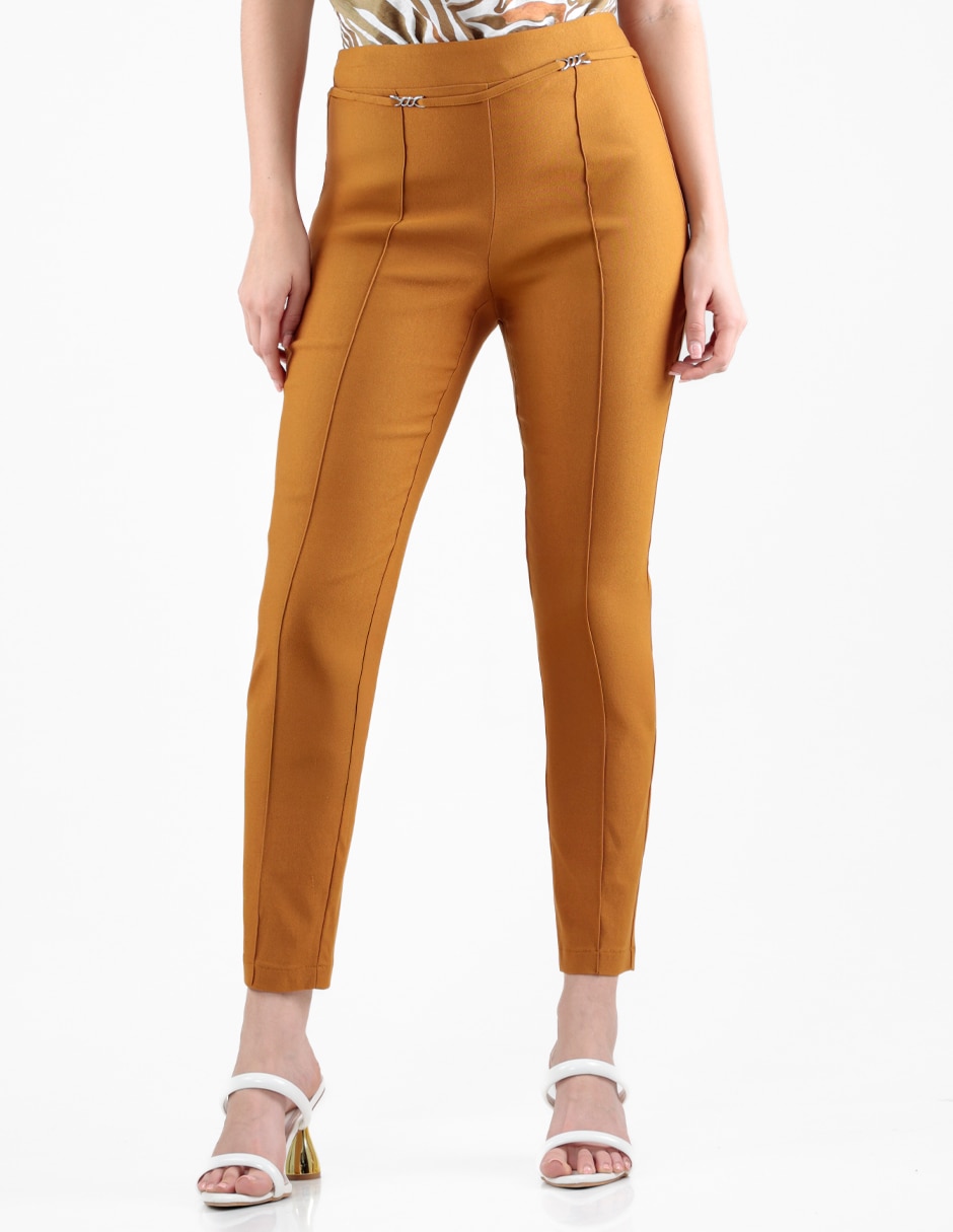Pantalón regular regular para mujer