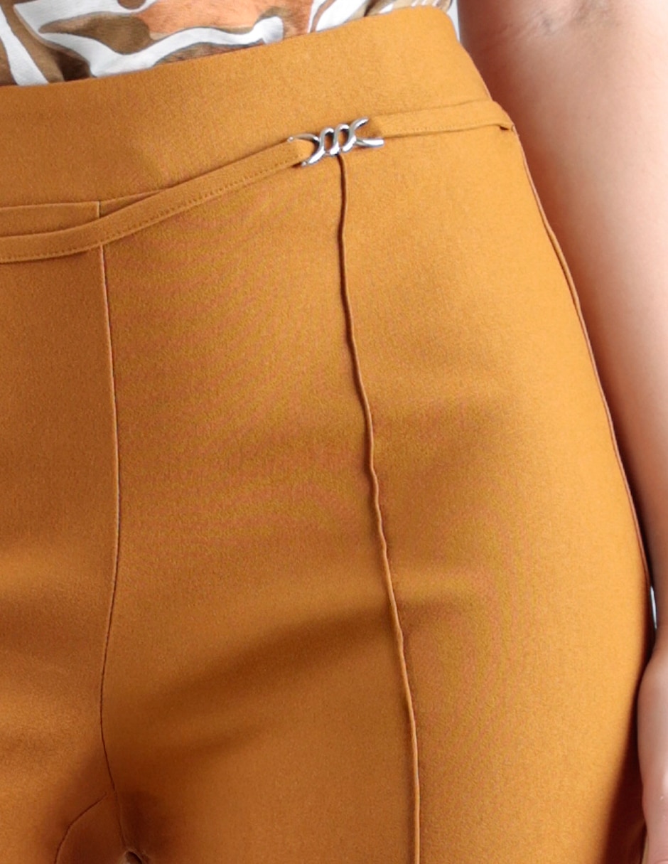 Pantalón regular regular para mujer 4